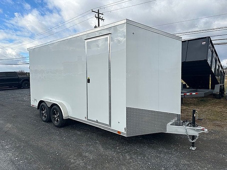 ATC 7.5 x 16 Aluminum Enclosed Cargo Trailer β Spoiler β Used