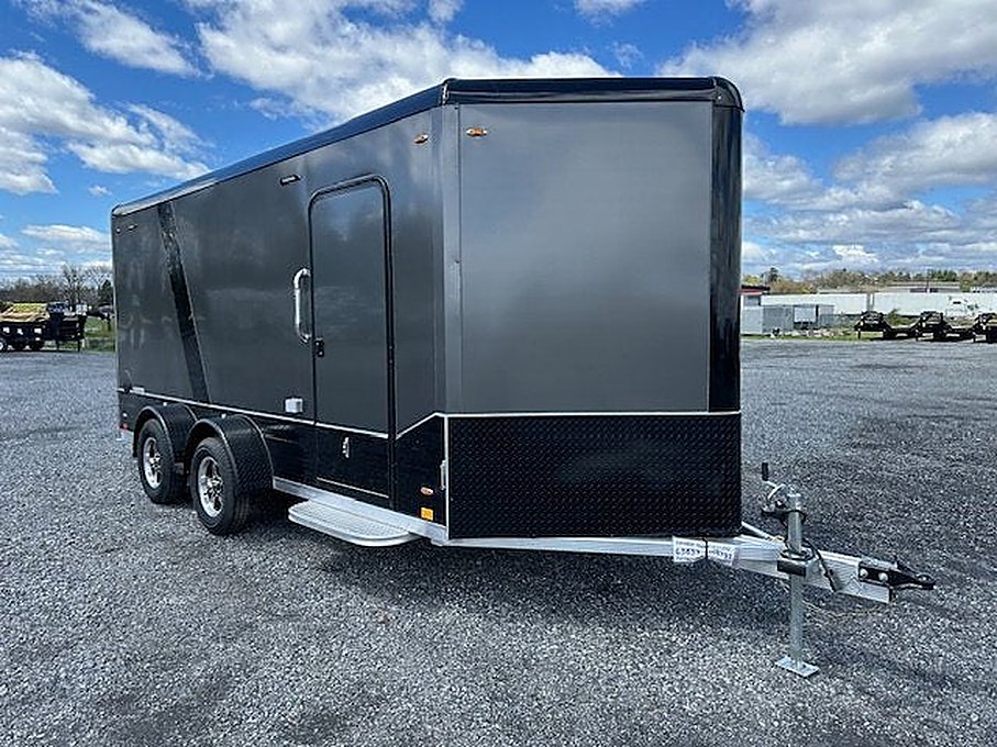 Legend 7 x 16 Aluminum Enclosed Cargo Trailer β Deluxe Series β Used