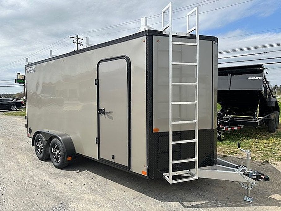 Nitro 7Γ16 Enclosed Cargo Trailer- Contractor Package β Used